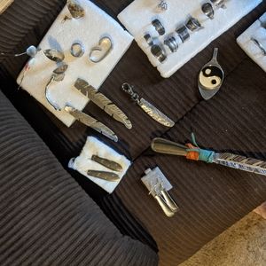 Homemade spoon and fork jewelry